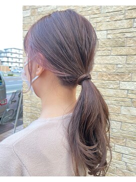 リンネ(RINNE) ピンクのフェイスフレーミング