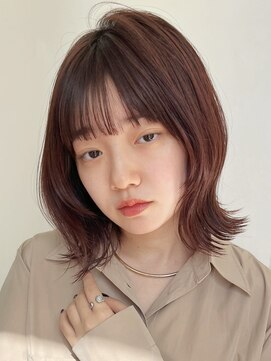 ローネス 表参道(LONESS) ぱつっとカットに顔まわりレイヤーでおしゃれに◎