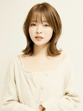 オンク 新宿(onk) 黒髪/グレーベージュ/レイヤーロング/前髪パーマ[新宿駅]