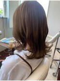 鎖骨プチレイヤーを外ハネ可愛く!