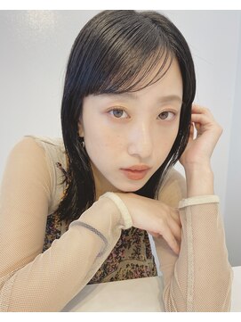 コットン(cotton) ミディアムヘア&シースルーバング