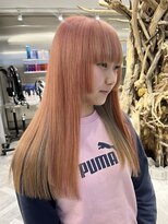 ゼスト 八王子店(ZEST)&nbsp;姫カット/ホワイトベージュ/ペールピンク【佐々木麻衣】