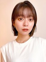 セイドット リー(Say. Ree)&nbsp;say.前髪あり簡単スタイリングワンカール外ハネボブアースカラー