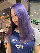 ヘアーアンドメイク ビス(HAIR&MAKE bis) 色落ちが綺麗なラベンダーカラー♪【唐木彩華】