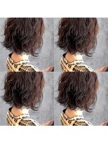 ウィールール 栄町店(WE RULE)&nbsp;ダメージレスパーマ　×  ミディアムボブ