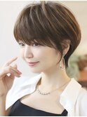 斜めバング/ニュアンスカラー/絶壁解消40代/50代【橋本】