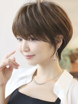 斜めバング/ニュアンスカラー/絶壁解消40代/50代【橋本】