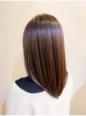 髪質改善×縮毛矯正でツヤツヤサラサラの美髪に！