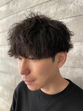 ニアウ 伊勢崎連取店(Niau) メンズマッシュツイストスパイラルパーマメンズパーマ