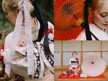 シェアー(Cher)の写真/【着付け受賞歴あり◎】《早朝着付け/ヘアセットOK◎》プロの技術で崩れにくく美しい仕上がりに★