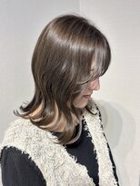 アンニュ(annuy)&nbsp;Instagram/annuy__o0 顔まわりカット/オリーブ／韓国巻き