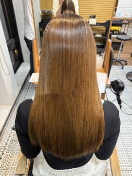 ジュール 銀座(Joule) 銀座駅/ブリーチなし/酸性ストレート/韓国/韓国ヘア