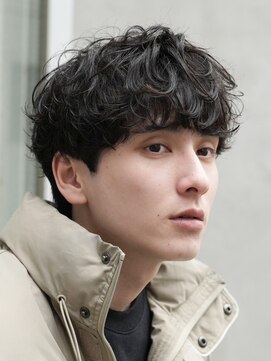 フィフス 名駅(fifth) シャドウパーマ名古屋テテ風ゆるめパーマ韓国ヘア波巻きフェザー