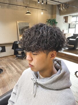 シリー 浦添店(SILLY) 沖縄メンズ波巻きパーマ