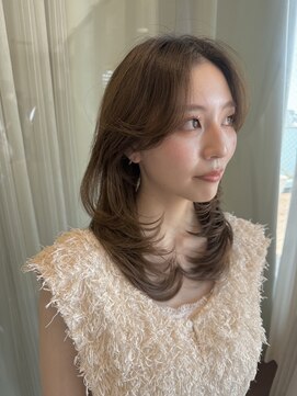 アミリアバイザザ(amiliea by ZA/ZA) ワンカール×レイヤーカット