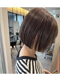 丸みボブぱつっとボブぷつっとボブ
