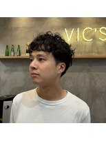 ヴィックス クリスタル(VIC’S crystal)&nbsp;細かめスパイラルパーマ　マユコ