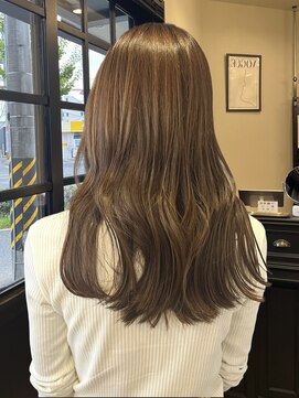 セジールへアメゾン(SAISIR HAIRMAISON) くびれヘア/アプリコットオレンジ/ハイライトカラー/岡山