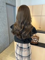 ビームズ トータルビューティー 西中島店(Bee ms Total Beauty)&nbsp;ゆるふわロングベージュカラーブリーチしない透明感カラー
