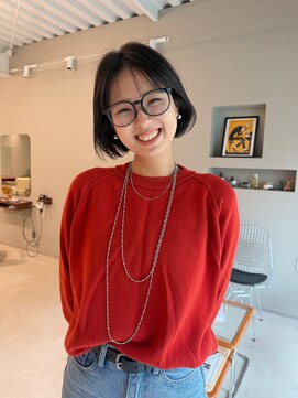 ホヌン 茅ヶ崎(Honnun) 【王道可愛い】大人のショートボブ/茅ヶ崎