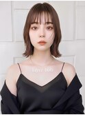 韓国風ヘア×レイヤーボブ
