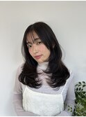 北千住/リフトレイヤー×マットブラウン/髪質改善/透明感カラー