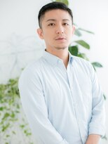 ソル 千早(S.O.L)&nbsp;千早/髪質改善/アッシュブラック!ツーブロック刈り上げショートe