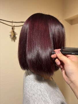 アメリシュシュ 柏(ameri chouchou) 【ameri chouchou 柏】鮮やかなブリーチ高彩度暖色系カラー♪