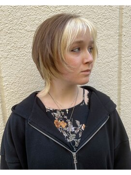 チクロ(ticro) 【チクロ】シャギーウルフ/インナーベージュ/インナーブリーチ