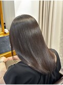 エイジング毛改善×セミロング×髪質再構築ストレート【深夜】