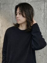 オルカ(ORCA)&nbsp;men's/ニュアンスパーマ/リバースセンターパート/眉毛/新宿