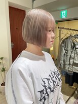 ノル 栄矢場町(nol)&nbsp;ミルクティー　ハイトーンボブ