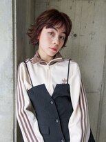 ラロ(raro)&nbsp;レイヤーボブウルフショートショコラブラウン