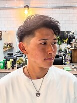 ミスターマウントロックバーバーショップ(MR.MT.ROCK BARBER SHOP) テーパーフェード スパイキーショート