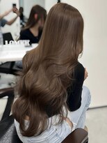 ロムーク 表参道(LOMKH)&nbsp;小顔ロングレイヤーカット顔周り夏シールエクステ水光感カラー