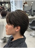 パーマ落としメンズストレート曲がる縮毛
