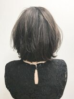 クアトログランシュ ひたちなか店(QUATRO×GranCieux)&nbsp;黒髮大人かわいいルーズボブ★QUATRO★