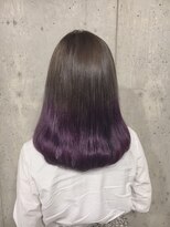 サロンドミルク 原宿(salon de MiLK)&nbsp;パールアッシュ＆グラデーションカラーパープル