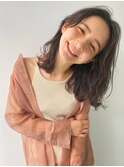 【MILK/MURIEL macoto】フリンジウェーブの大人かわいいパーマ