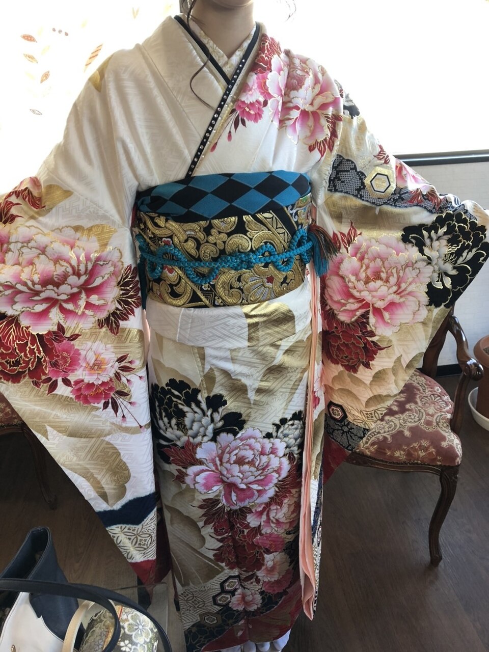 成人式振袖着付けandヘアセット：L102126645｜ウイングハーツ 石岡店