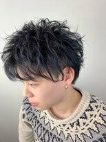 ヘアメイク Y-21 青葉台店&nbsp;ブルーアッシュ　×　マッシュ　×　無造作
