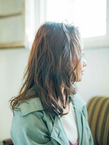 カラーサロンビスカリア 相模原エリア 淵野辺駅店(Color salon Biscaria)&nbsp;バングかき上げ☆無造作☆カール［淵野辺］