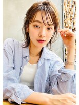 メーヴェ(Mowen) mowen 南堀江 クールショート×ミルクティーベージュ×外国人風