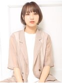 ナチュラル艶髪ストレートボブa12