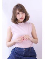 オーロ 宝塚店(ORO)&nbsp;20代30代40代透明感マロンベージュニュアンスカラーAラインボブ