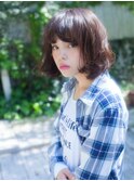 外国人風エアリーグレージュボブ★