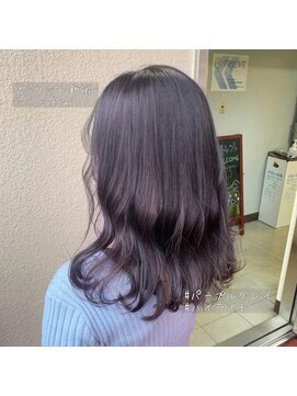 ワット 原宿店(W) 【W-ワット-原宿店】色落ちまで可愛いくパープルグレージュ☆