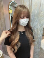 ガルボヘアー 名古屋栄店(garbo hair)&nbsp;#名古屋#栄#ハイトーン#ベージュ#ブロンド#ロング#10代#20代