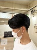 髪質改善/MEN’S HAIR/センターパート/簡単スタイリング/綱島