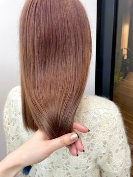 ゲーム 下北沢(GAME) ダブルカラーミルクティーピンクベージュカラーケアブリーチ韓国